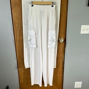 Women's White Cargo Pants